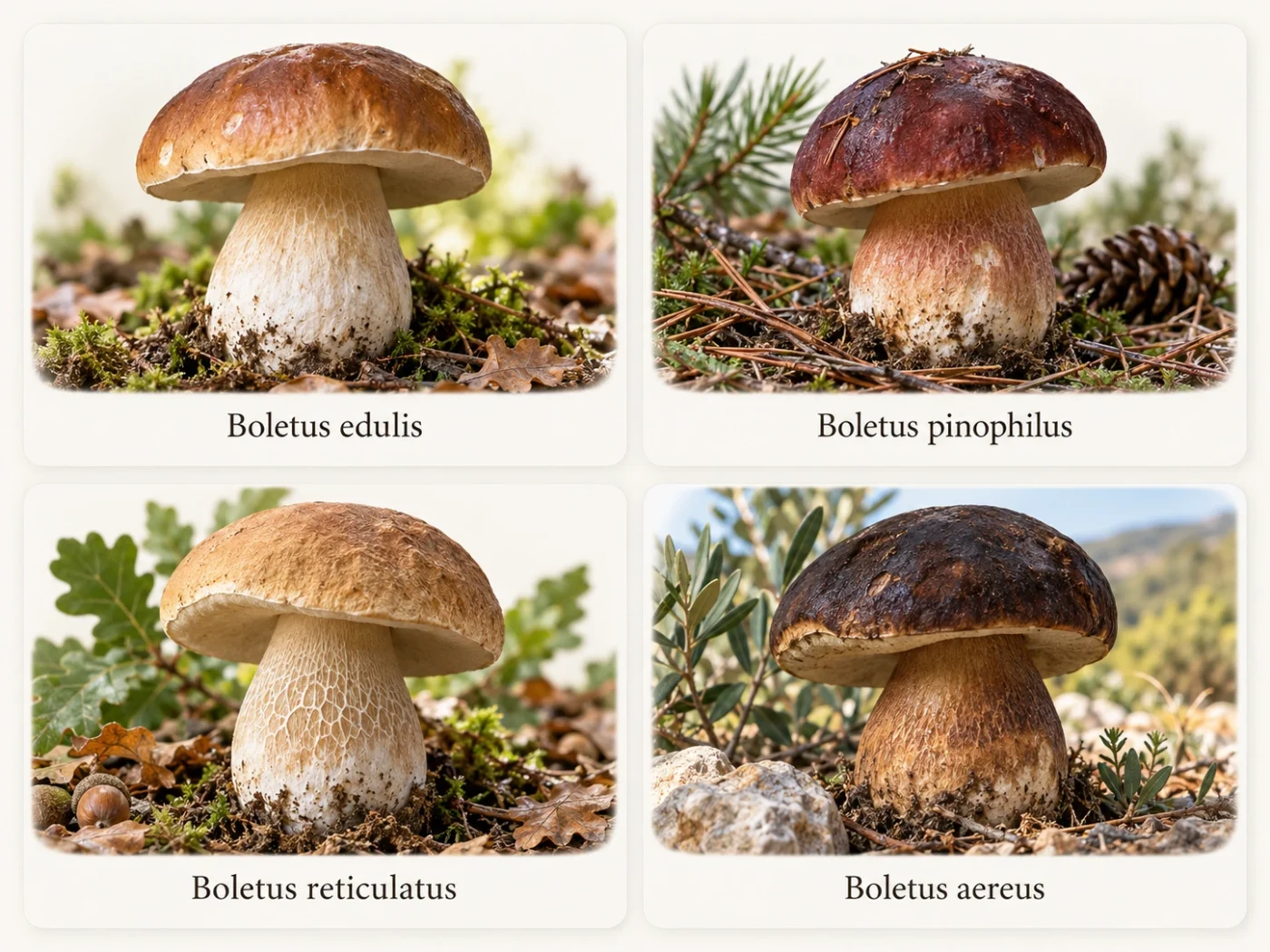 Porcini Mushrooms: Identification, Species, Season, Habitat, and Look-Alikes