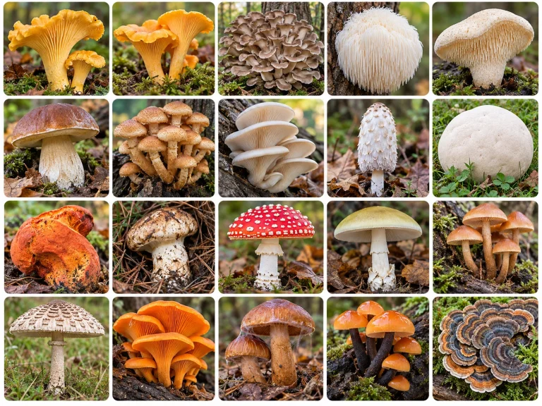 What Mushrooms Grow in North America in October?
