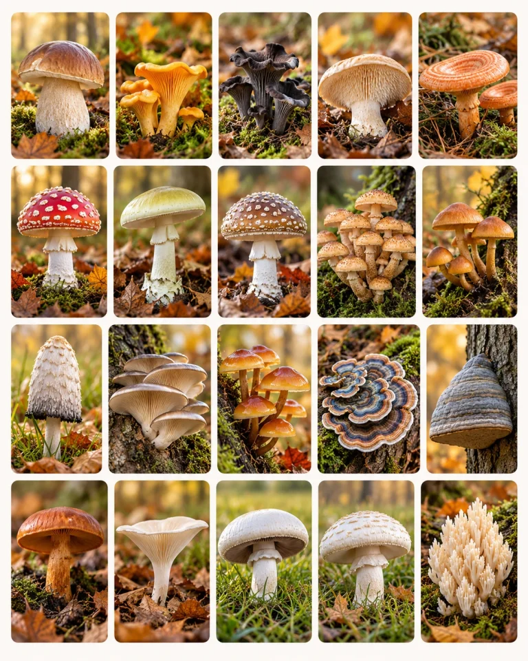 What Mushrooms Grow in Europe in October?