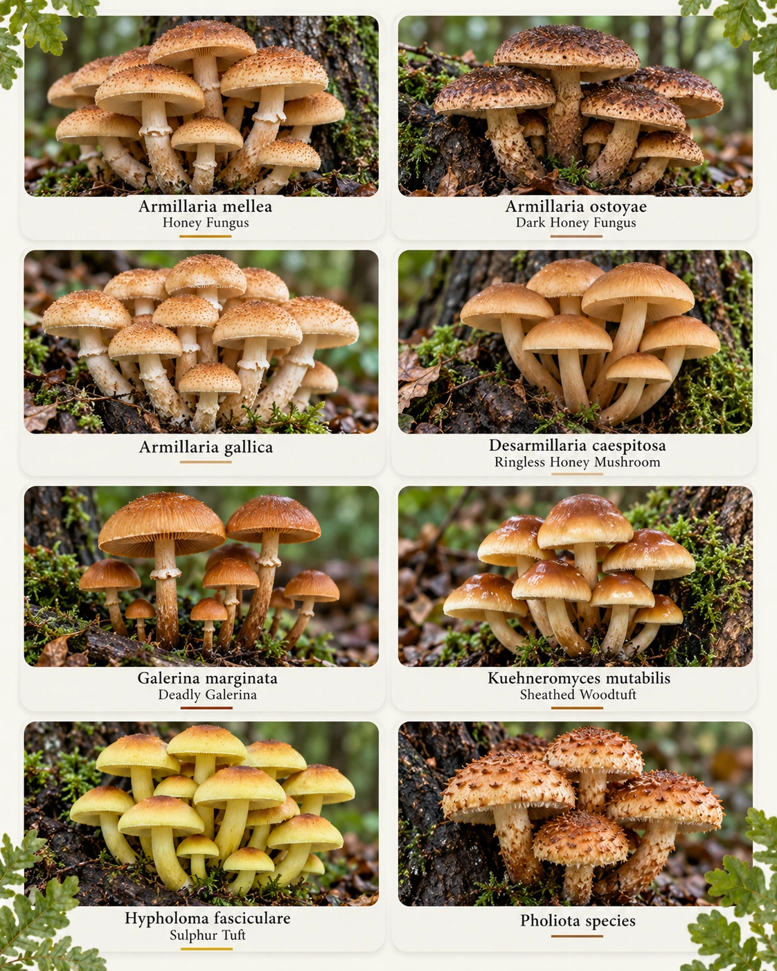 Armillaria Species: Honey Mushroom Identification and Look-Alikes
