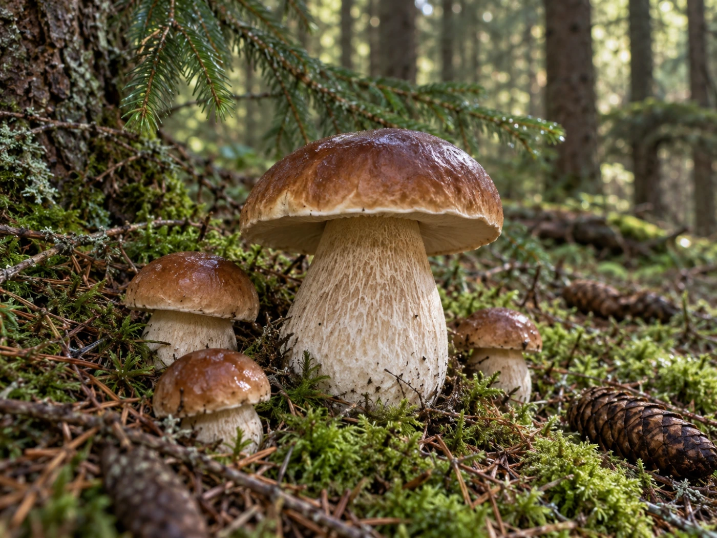 Boletus edulis Under Spruce: Identification and Look-Alikes